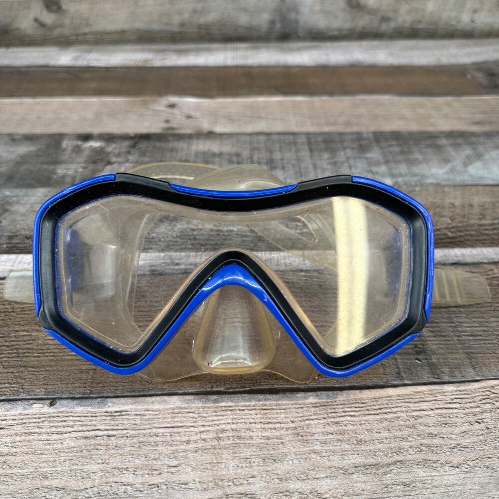 Vintage Sun & Sky Scuba Snorkeling Mask Tempered Glass Lens